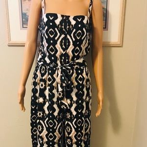 NWT I.N.C tribal pattern jumpsuit